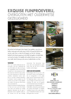 Boulangerie Henri, Een verfijnde smaakbeleving en ouderwetse gezelligheid.
