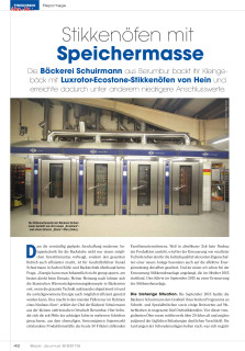 Baeckerei Schuirmann Luxrotor-Ecostone