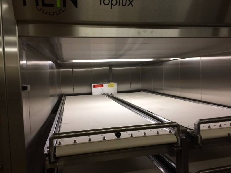 Cellule TOPLUX - Détail intérieur acier inoxydable